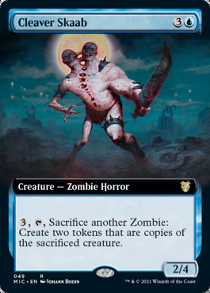 Cleaver Skaab (Extended) [Innistrad: Midnight Hunt Commander] | Exor Games Dartmouth