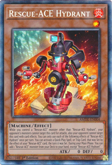 Rescue-ACE Hydrant [AMDE-EN004] Collector's Rare | Exor Games Dartmouth