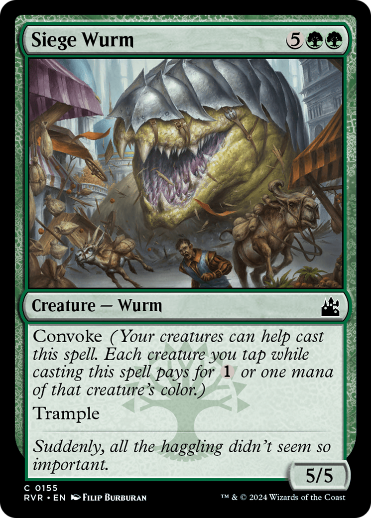 Siege Wurm [Ravnica Remastered] | Exor Games Dartmouth