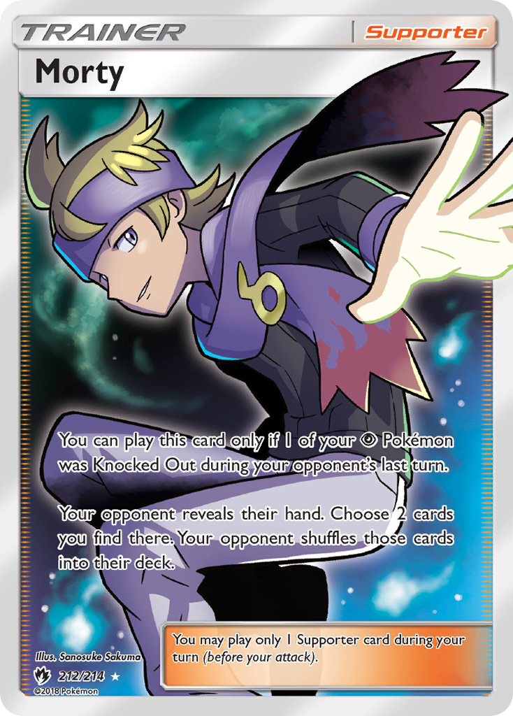 Morty (212/214) [Sun & Moon: Lost Thunder] | Exor Games Dartmouth