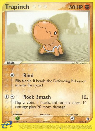 Trapinch (79/97) [EX: Dragon] | Exor Games Dartmouth