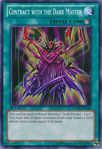 Contract with the Dark Master [LCYW-EN128] Common | Exor Games Dartmouth