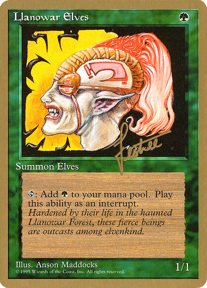 Llanowar Elves (Bertrand Lestree) [Pro Tour Collector Set] | Exor Games Dartmouth