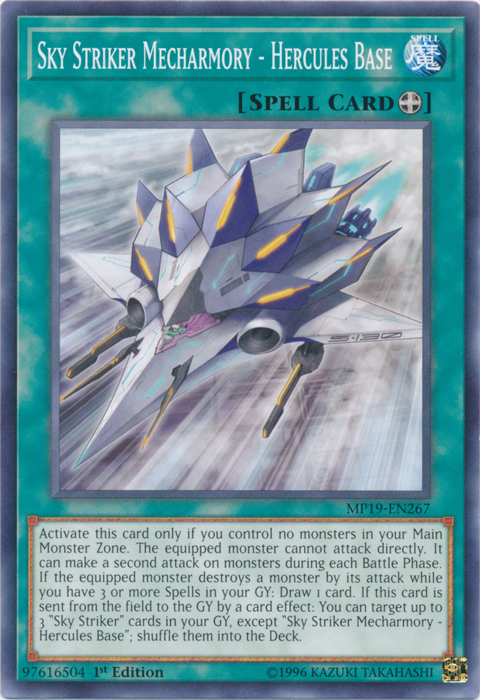 Sky Striker Mecharmory - Hercules Base [MP19-EN267] Common | Exor Games Dartmouth