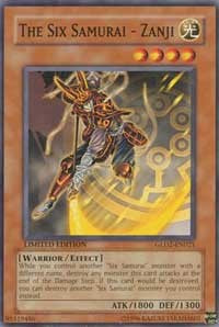 The Six Samurai - Zanji [GLD2-EN021] Common | Exor Games Dartmouth
