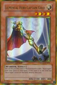 Elemental Hero Captain Gold [GLD2-EN025] Ultra Rare | Exor Games Dartmouth