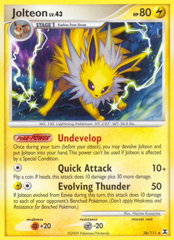 Jolteon (26/111) [Platinum: Rising Rivals] | Exor Games Dartmouth