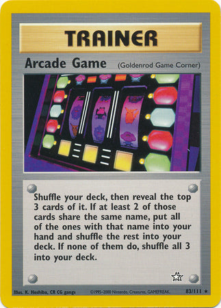 Arcade Game (83/111) [Neo Genesis Unlimited] | Exor Games Dartmouth