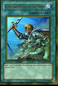 Reinforcement of the Army [GLD1-EN032] Gold Rare | Exor Games Dartmouth