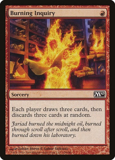 Burning Inquiry [Magic 2010] | Exor Games Dartmouth