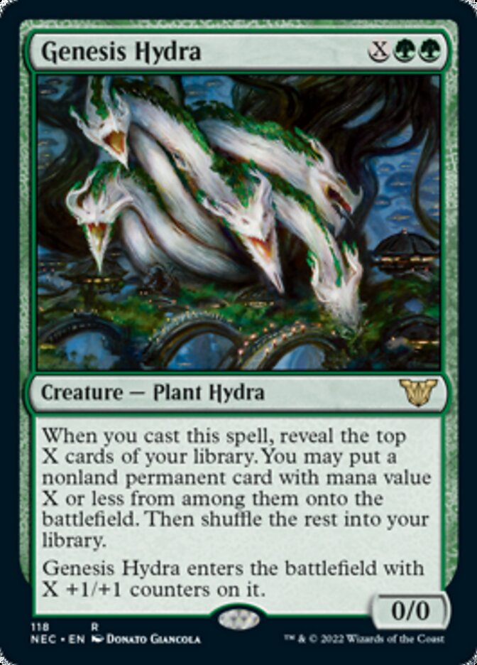 Genesis Hydra [Kamigawa: Neon Dynasty Commander] | Exor Games Dartmouth