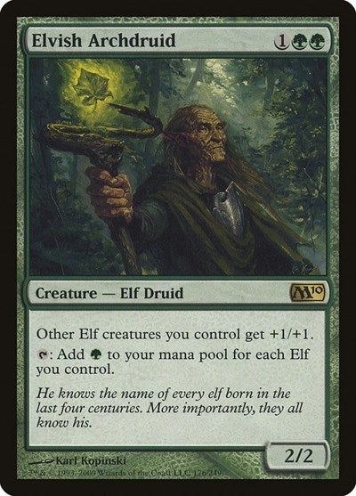 Elvish Archdruid [Magic 2010] | Exor Games Dartmouth