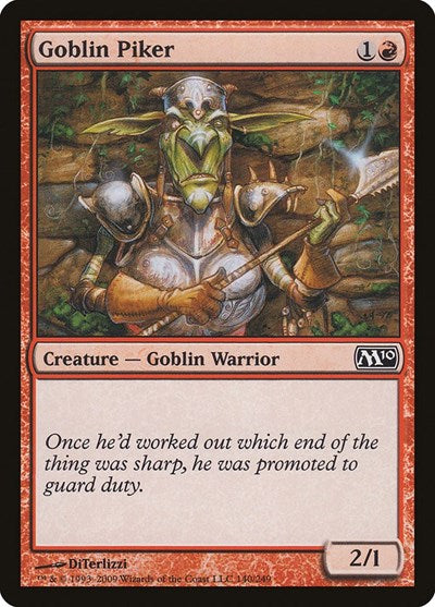 Goblin Piker [Magic 2010] | Exor Games Dartmouth