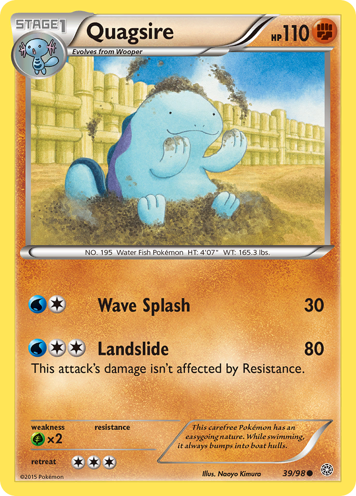 Quagsire (39/98) [XY: Ancient Origins] | Exor Games Dartmouth