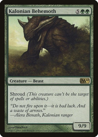 Kalonian Behemoth [Magic 2010] | Exor Games Dartmouth