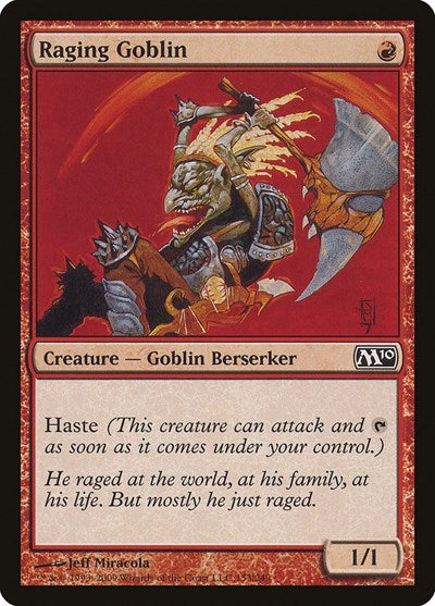 Raging Goblin [Magic 2010] | Exor Games Dartmouth