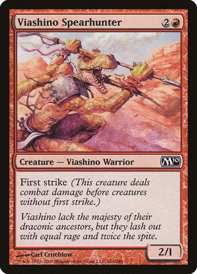 Viashino Spearhunter [Magic 2010] | Exor Games Dartmouth