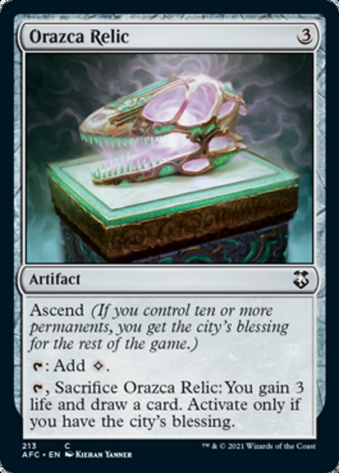 Orazca Relic [Dungeons & Dragons: Adventures in the Forgotten Realms Commander] | Exor Games Dartmouth