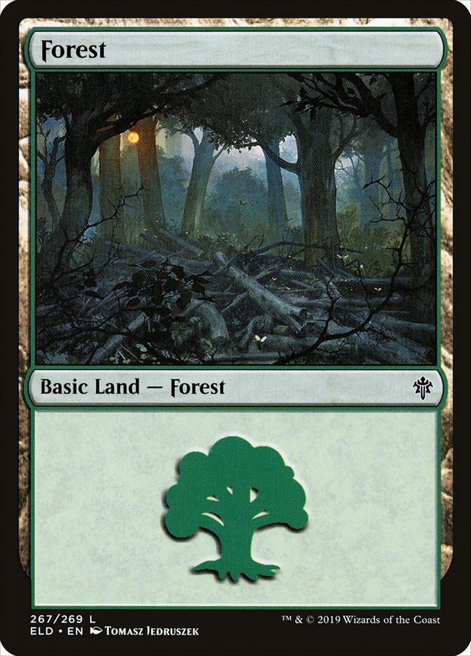 Forest (267) [Throne of Eldraine] | Exor Games Dartmouth