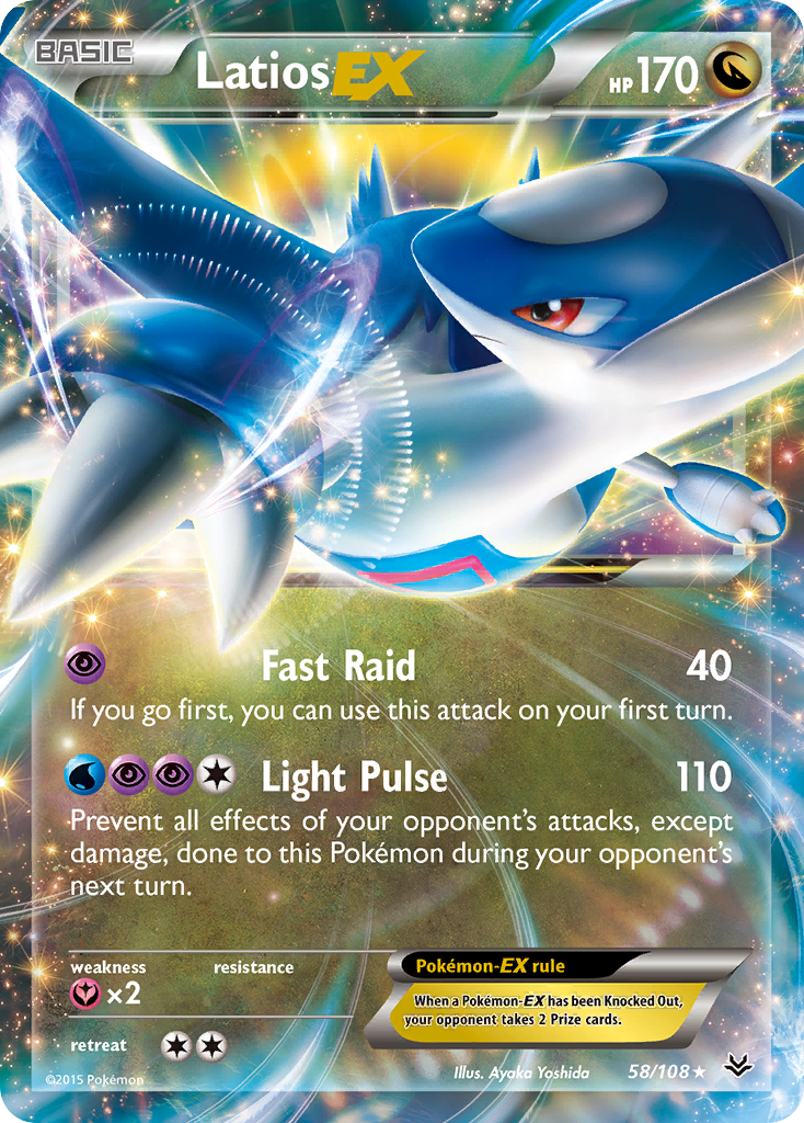 Latios EX (58/108) [XY: Roaring Skies] | Exor Games Dartmouth