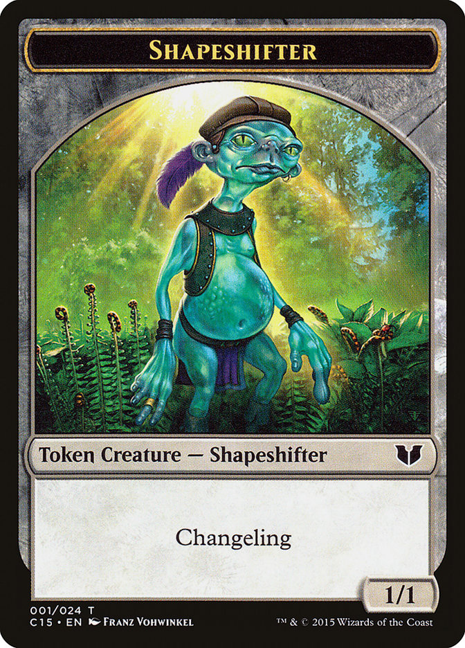 Shapeshifter // Shapeshifter Double-Sided Token [Commander 2015 Tokens] | Exor Games Dartmouth