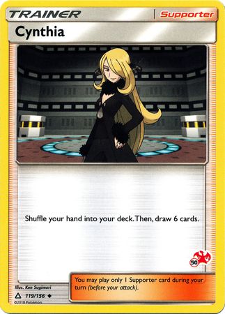 Cynthia (119/156) (Charizard Stamp #50) [Battle Academy 2020] | Exor Games Dartmouth