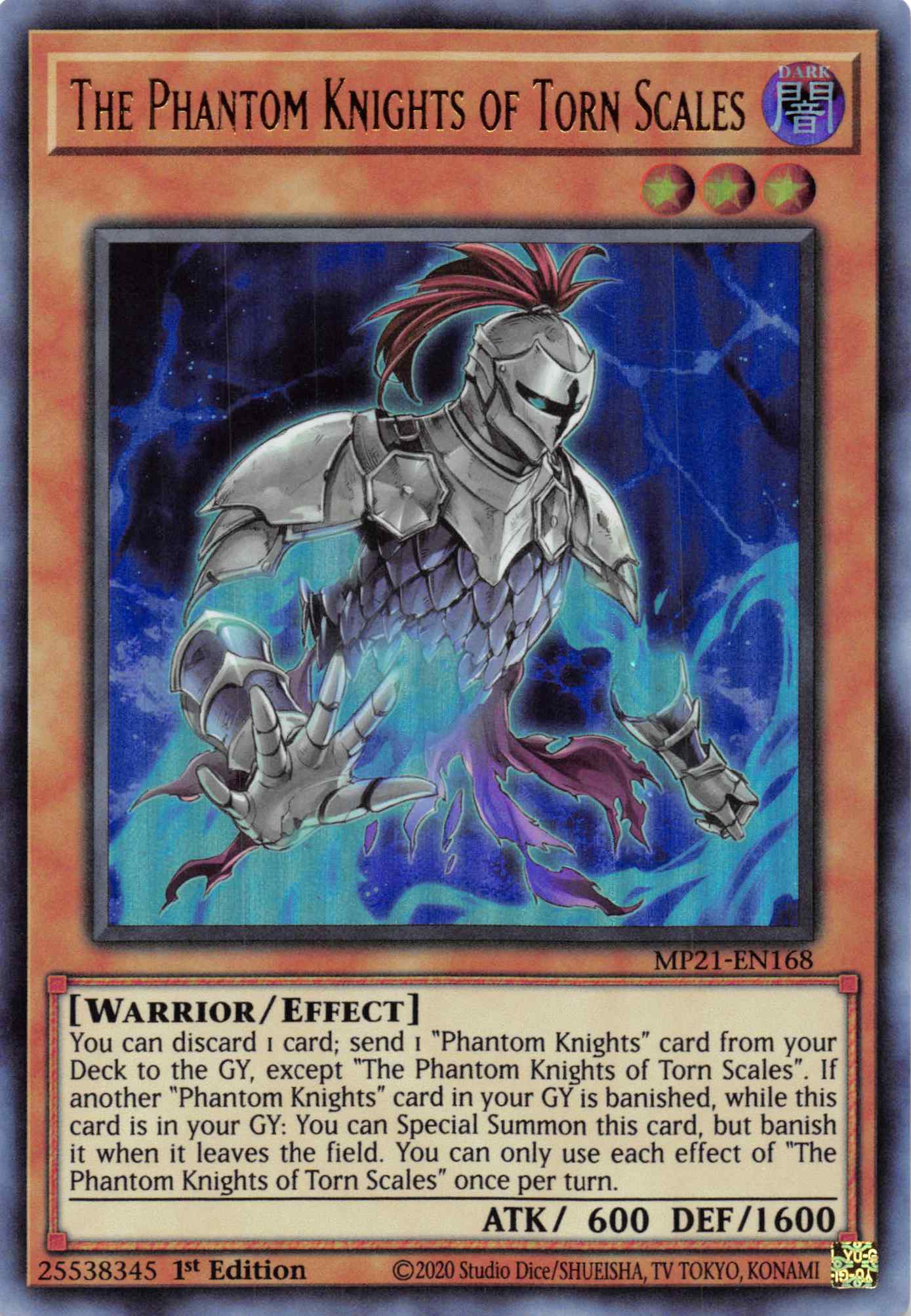 The Phantom Knights of Torn Scales [MP21-EN168] Ultra Rare | Exor Games Dartmouth