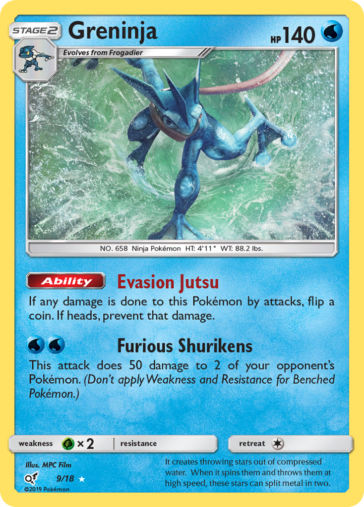 Greninja (9/18) [Sun & Moon: Detective Pikachu] | Exor Games Dartmouth