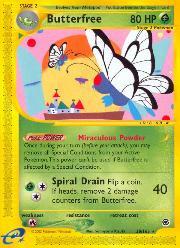 Butterfree (38/165) [Expedition: Base Set] | Exor Games Dartmouth