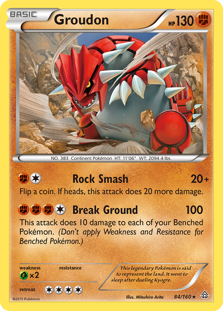 Groudon (84/160) [XY: Primal Clash] | Exor Games Dartmouth