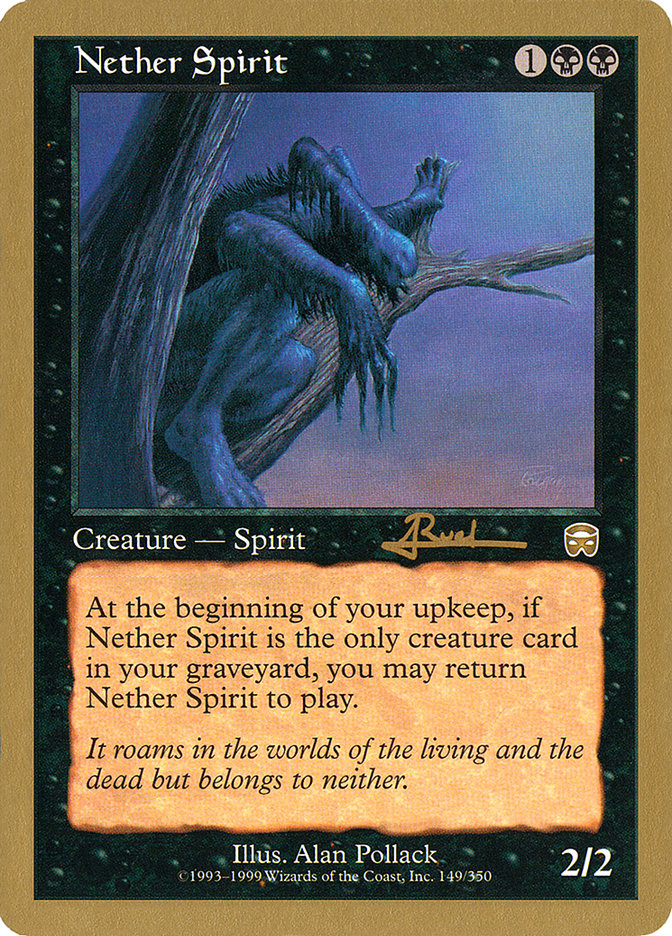 Nether Spirit (Antoine Ruel) [World Championship Decks 2001] | Exor Games Dartmouth