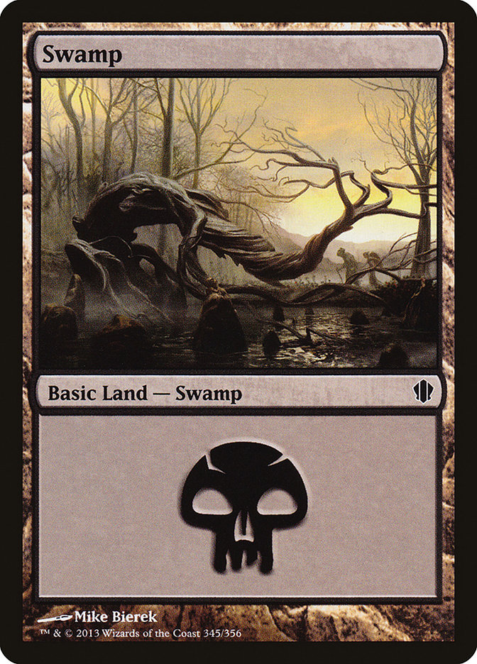 Swamp (345) [Commander 2013] | Exor Games Dartmouth