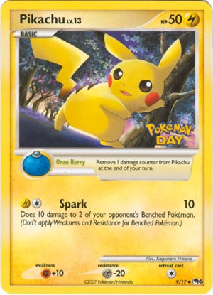 Pikachu (9/17) (Pokemon Day) [POP Series 6] | Exor Games Dartmouth