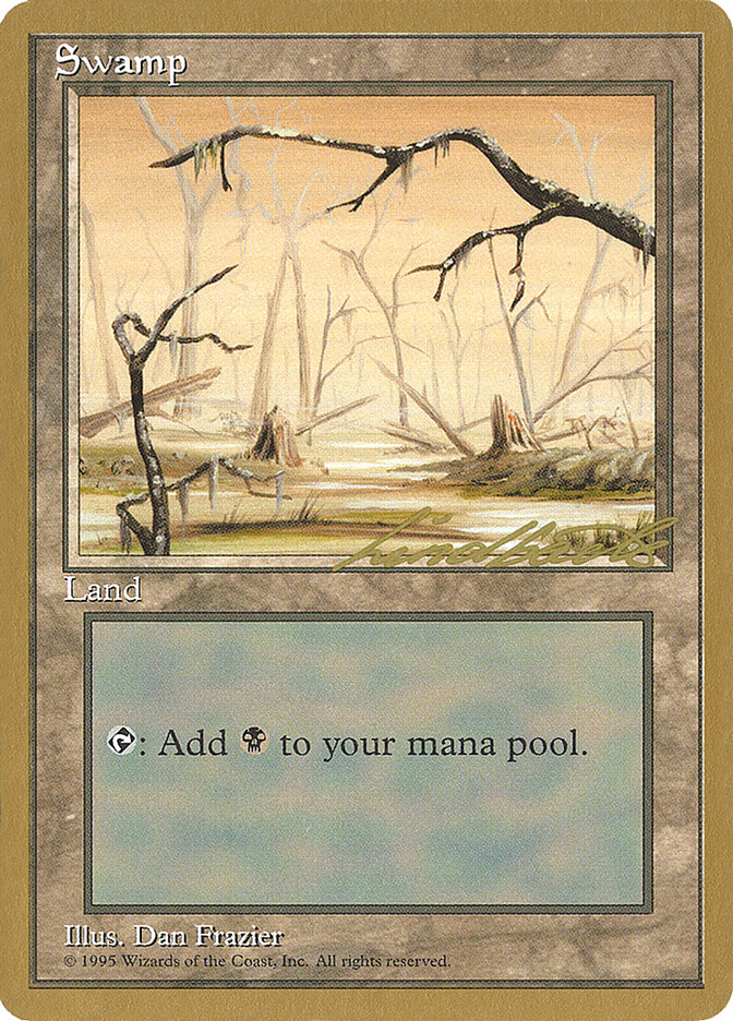 Swamp (ll370) (Leon Lindback) [Pro Tour Collector Set] | Exor Games Dartmouth