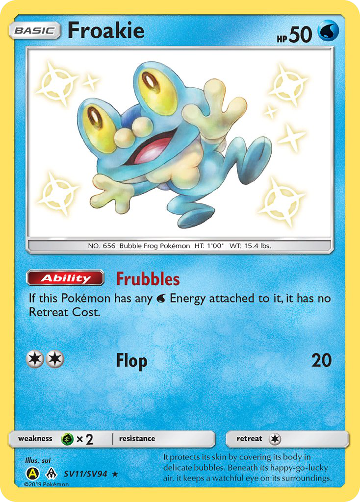 Froakie (SV11/SV94) [Sun & Moon: Hidden Fates - Shiny Vault] | Exor Games Dartmouth
