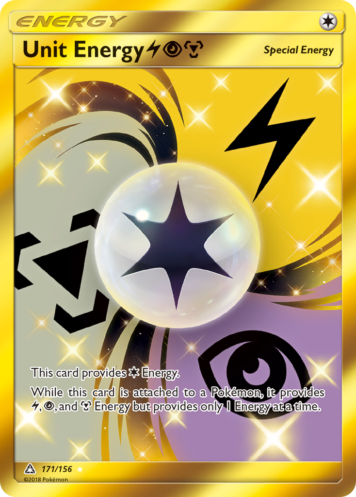 Unit Energy (171/156) (Lightning, Psychic, Metal) [Sun & Moon: Ultra Prism] | Exor Games Dartmouth