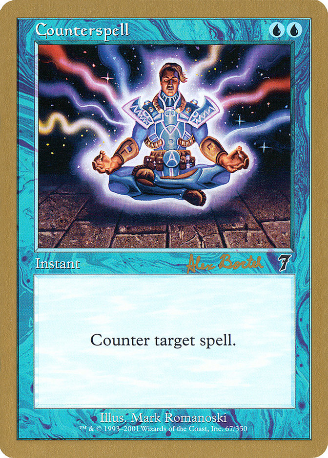 Counterspell (Alex Borteh) (7ED) [World Championship Decks 2001] | Exor Games Dartmouth