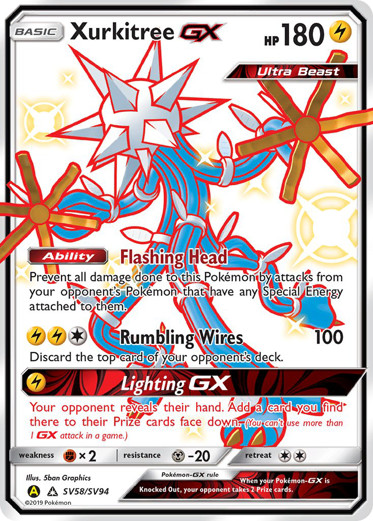 Xurkitree GX (SV58/SV94) [Sun & Moon: Hidden Fates - Shiny Vault] | Exor Games Dartmouth