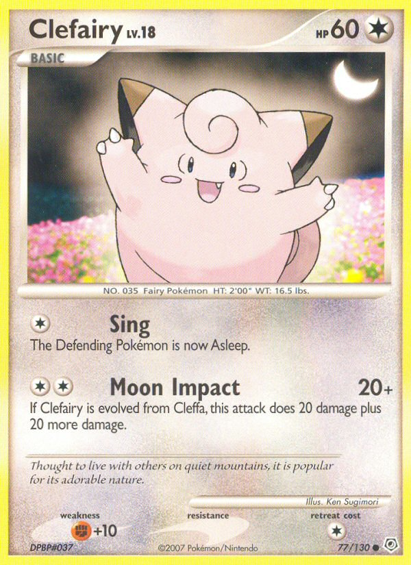 Clefairy (77/130) [Diamond & Pearl: Base Set] | Exor Games Dartmouth