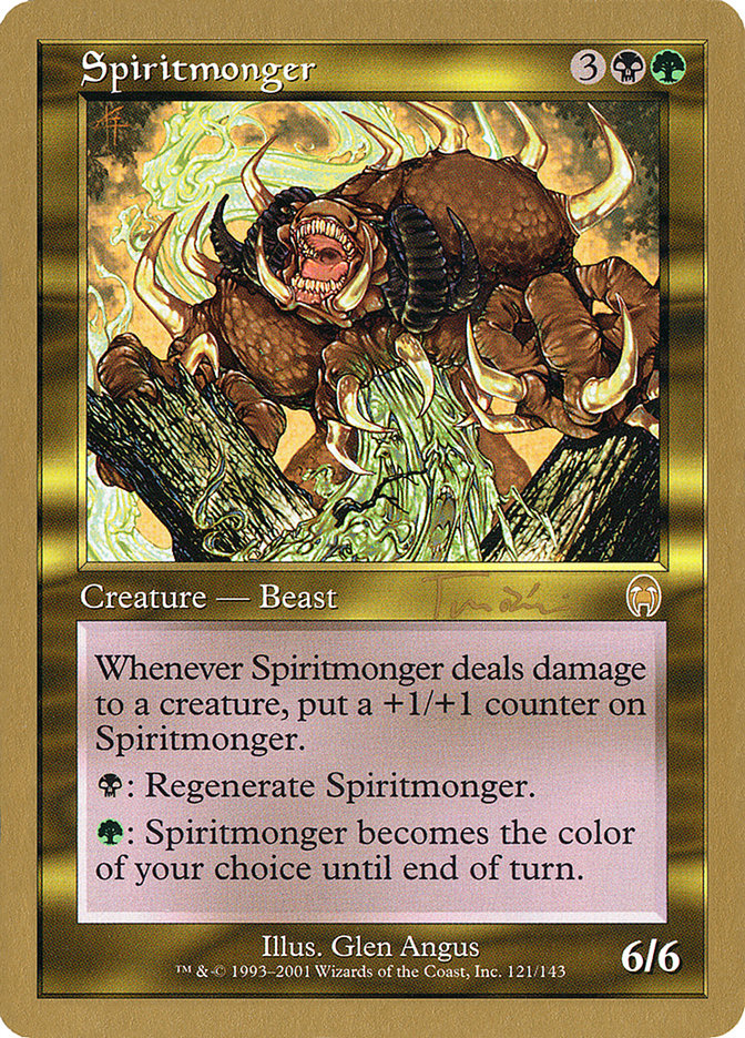 Spiritmonger (Jan Tomcani) [World Championship Decks 2001] | Exor Games Dartmouth