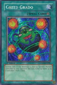 Greed Grado [ANPR-EN088] Secret Rare | Exor Games Dartmouth