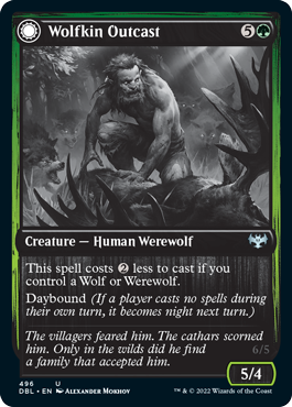 Wolfkin Outcast // Wedding Crasher [Innistrad: Double Feature] | Exor Games Dartmouth