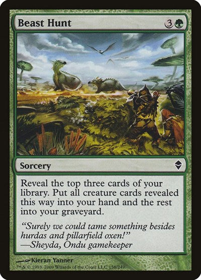 Beast Hunt [Zendikar] | Exor Games Dartmouth