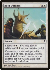 Bold Defense [Zendikar] | Exor Games Dartmouth