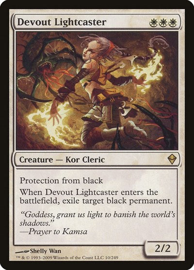 Devout Lightcaster [Zendikar] | Exor Games Dartmouth