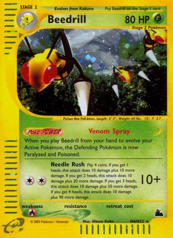 Beedrill (H4/H32) [Skyridge] | Exor Games Dartmouth