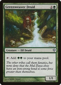 Greenweaver Druid [Zendikar] | Exor Games Dartmouth