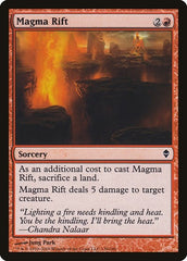 Magma Rift [Zendikar] | Exor Games Dartmouth