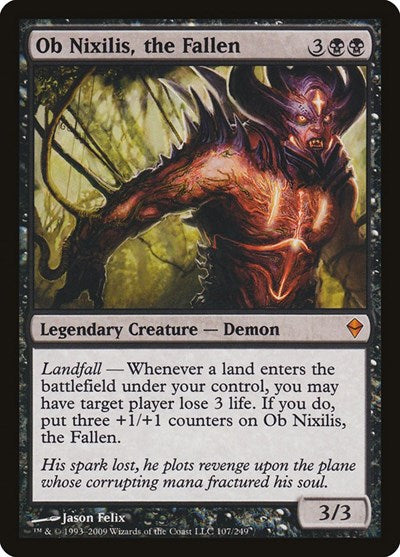 Ob Nixilis, the Fallen [Zendikar] | Exor Games Dartmouth