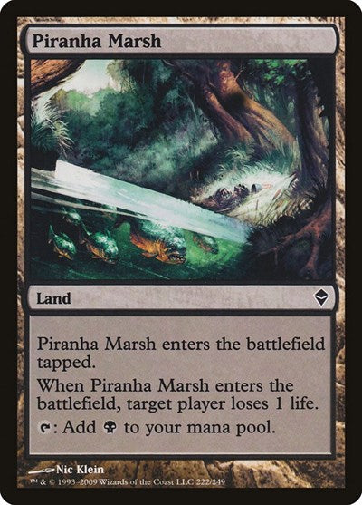 Piranha Marsh [Zendikar] | Exor Games Dartmouth